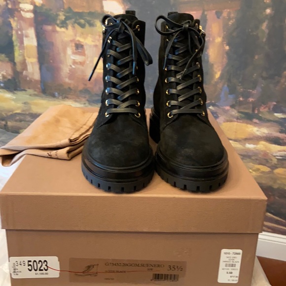 Authentic Gianvito Rossi Ankle Combat Boots Authentic Gianvito Rossi Ankle Combat Boots